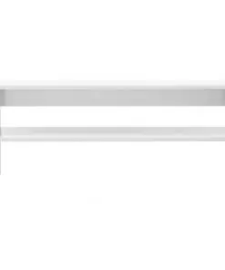 vidaXL Coffee Table High Gloss White 100x40x40 cm Chipboard