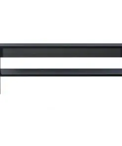 vidaXL Coffee Table High Gloss Black 100x40x40 cm Chipboard