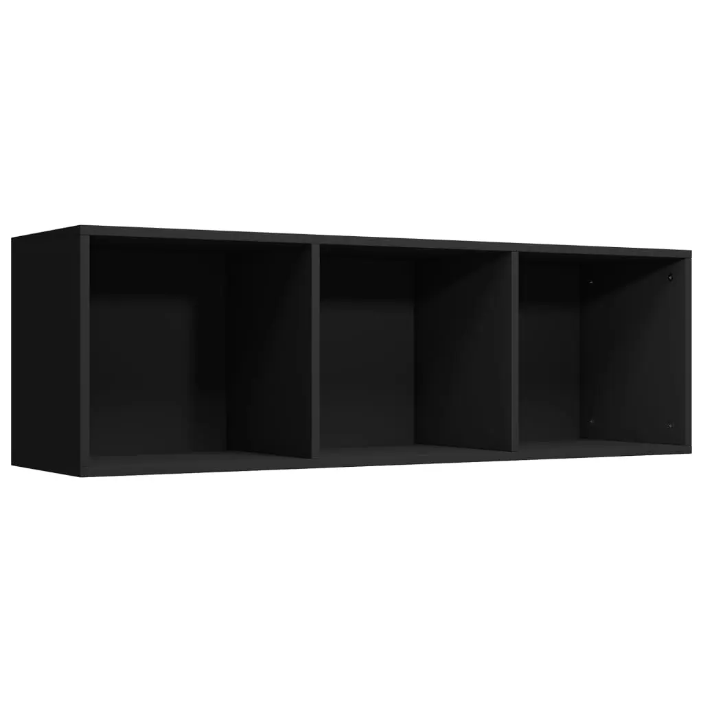 vidaXL Book Cabinet/TV Cabinet Black 36x30x114 cm Chipboard