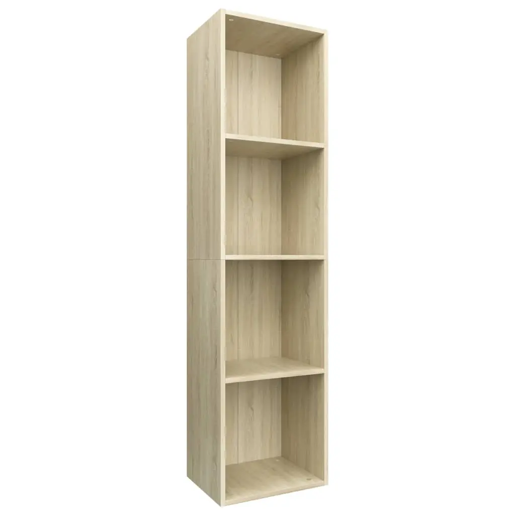 vidaXL Book Cabinet/TV Cabinet Sonoma Oak 36x30x143 cm Chipboard