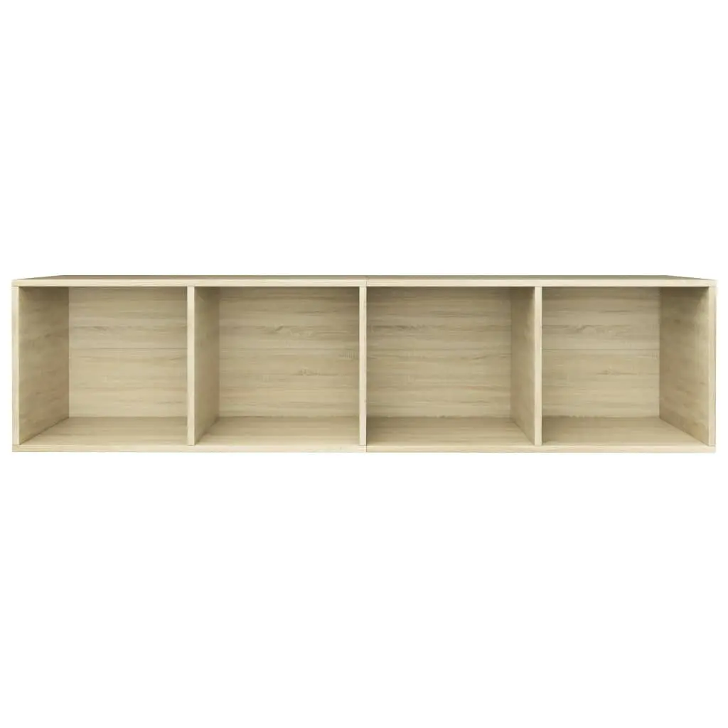 vidaXL Book Cabinet/TV Cabinet Sonoma Oak 36x30x143 cm Chipboard