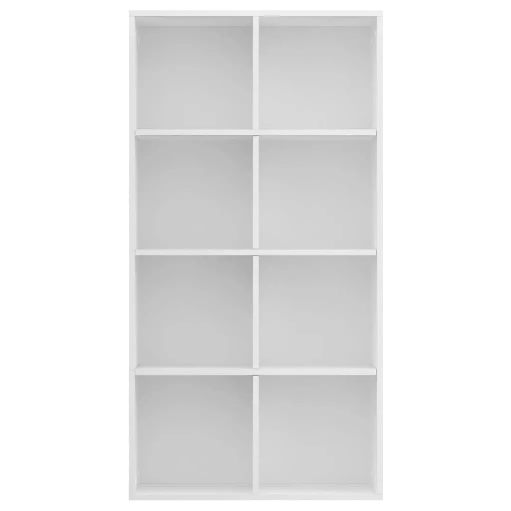 vidaXL Book Cabinet/Sideboard White 66x30x130 cm Chipboard
