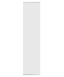 vidaXL Book Cabinet/Sideboard White 66x30x130 cm Chipboard