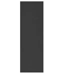 vidaXL Book Cabinet/Sideboard Black 45x25x80 cm Chipboard