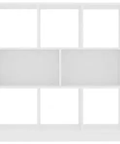 vidaXL Book Cabinet White 97.5×29.5×100 cm Chipboard