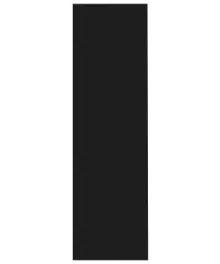 vidaXL Book Cabinet Black 97.5×29.5×100 cm Chipboard