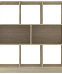 vidaXL Book Cabinet Sonoma Oak 97.5×29.5×100 cm Chipboard