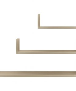 vidaXL Wall Display Shelf 3 pcs Sonoma Oak Chipboard