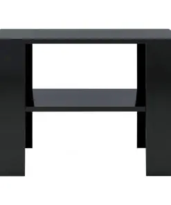 vidaXL Coffee Table High Gloss Black 60x60x42 cm Chipboard