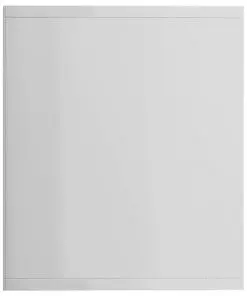 vidaXL Book Cabinet/TV Cabinet High Gloss White 143x30x36 cm