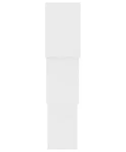 vidaXL Cube Wall Shelves White 84.5x15x27 cm Chipboard