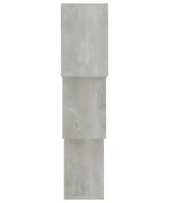 vidaXL Cube Wall Shelves Concrete Grey 84.5x15x27 cm Chipboard