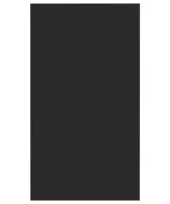 vidaXL Book Cabinet/Sideboard Black 66x30x97.8 cm Chipboard