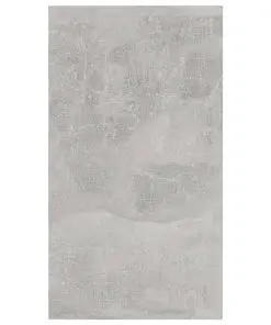 vidaXL Book Cabinet/Sideboard Concrete Grey 66x30x97.8 cm Chipboard