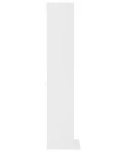 vidaXL CD Cabinet White 21x20x88 cm Chipboard