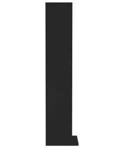 vidaXL CD Cabinet Black 21x20x88 cm Chipboard