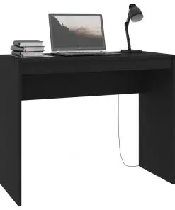 vidaXL Desk Black 90x40x72 cm Chipboard