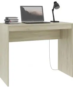 vidaXL Desk Sonoma Oak 90x40x72 cm Chipboard