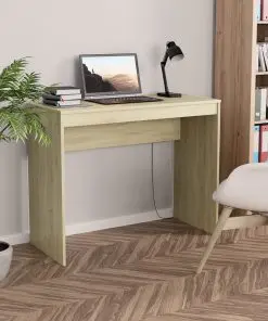 vidaXL Desk Sonoma Oak 90x40x72 cm Chipboard