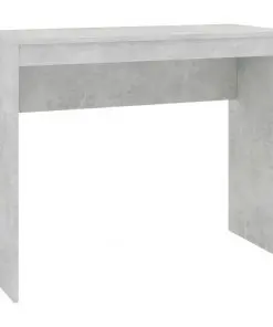 vidaXL Desk Concrete Grey 90x40x72 cm Chipboard