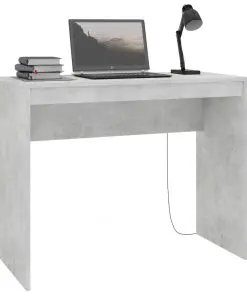 vidaXL Desk Concrete Grey 90x40x72 cm Chipboard