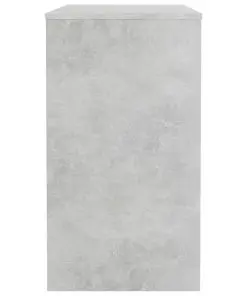 vidaXL Desk Concrete Grey 90x40x72 cm Chipboard