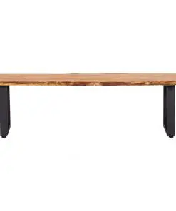 vidaXL Bench 160 cm Natural Solid Oak Wood