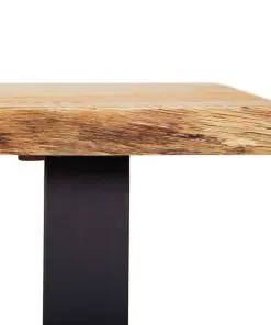 vidaXL Bench 140 cm Natural Solid Oak Wood