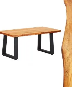 vidaXL Coffee Table 100x60x45 cm Solid Oak Wood