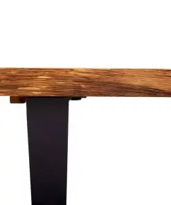 vidaXL Bench 140 cm Natural Solid Oak Wood