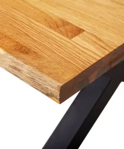 vidaXL Coffee Table 100x60x45 cm Solid Oak Wood