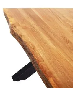 vidaXL Coffee Table 100x60x45 cm Solid Oak Wood