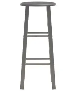 vidaXL Bar Stools 2 pcs Anthracite MDF