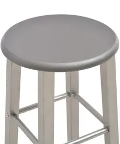 vidaXL Bar Stools 2 pcs Anthracite MDF