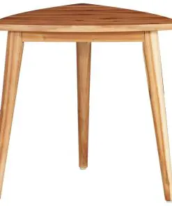 vidaXL Nesting Tables 2 pcs Solid Acacia Wood