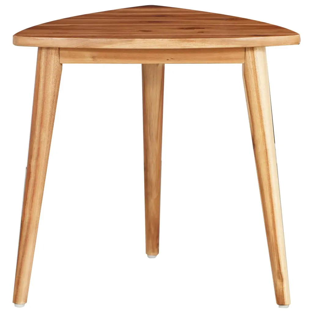 vidaXL Nesting Tables 2 pcs Solid Acacia Wood