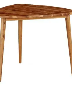 vidaXL Nesting Tables 2 pcs Solid Acacia Wood