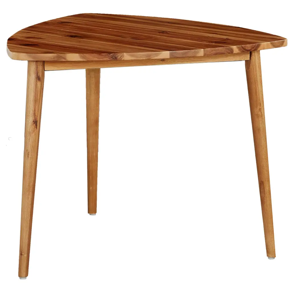 vidaXL Nesting Tables 2 pcs Solid Acacia Wood