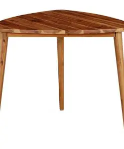 vidaXL Nesting Tables 2 pcs Solid Acacia Wood