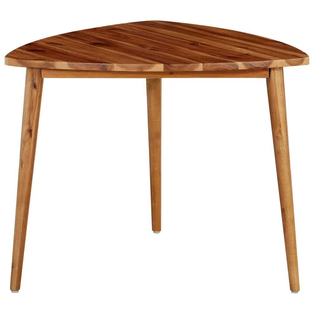 vidaXL Nesting Tables 2 pcs Solid Acacia Wood