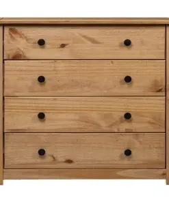 vidaXL Side Cabinet 80x40x73 cm Pine Panama Range