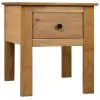 vidaXL Bedside Cabinet 46x40x57 cm Pine Panama Range vidaXL Bedside Cabinet 46x40x57 cm Pine Panama Range