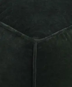 vidaXL Pouffe Cotton Velvet 40x40x40 cm Forest Green