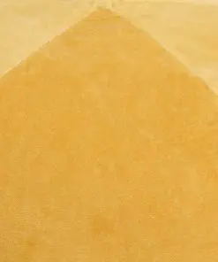 vidaXL Pouffe Cotton Velvet 50×35 cm Yellow