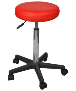 vidaXL Office Stools 2 pcs Red 35.5×98 cm Faux Leather