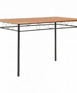 vidaXL Dining Table Brown 120x70x75 cm MDF