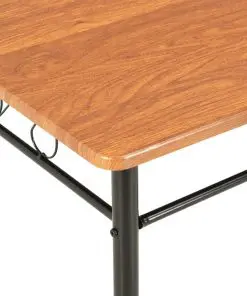 vidaXL Dining Table Brown 120x70x75 cm MDF