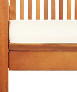 vidaXL Garden Dining Chair with Cushion Solid Acacia Wood