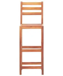 vidaXL Bar Chairs 4 pcs Solid Acacia Wood