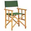 vidaXL Director’s Chair Solid Acacia Wood Green